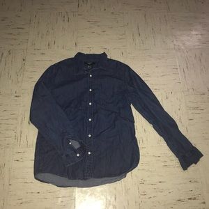 Button down denim shirt